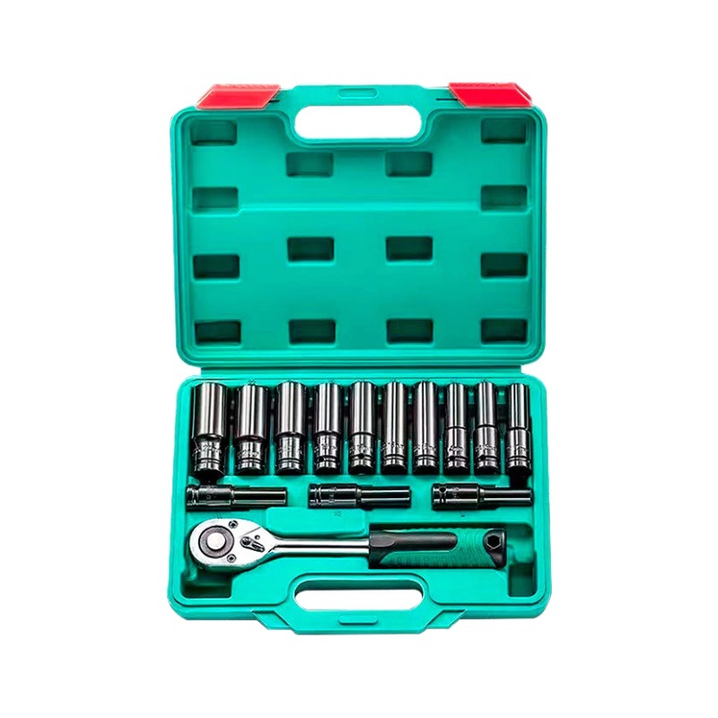 Juego de Llaves de Tubo Extendidas Originales, Juego Completo de Llaves de Tubo Profundas para Llave Eléctrica, Juego de Puntas de Impacto Hexagonales.