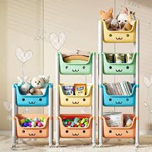 可移动小推车厨房置物架家用蔬菜水果收纳架大容量高颜值母婴材质