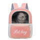 Pet Bag Cat Bag Dog Bag Convenient Large Capacity Backpack Factory Straight Hair