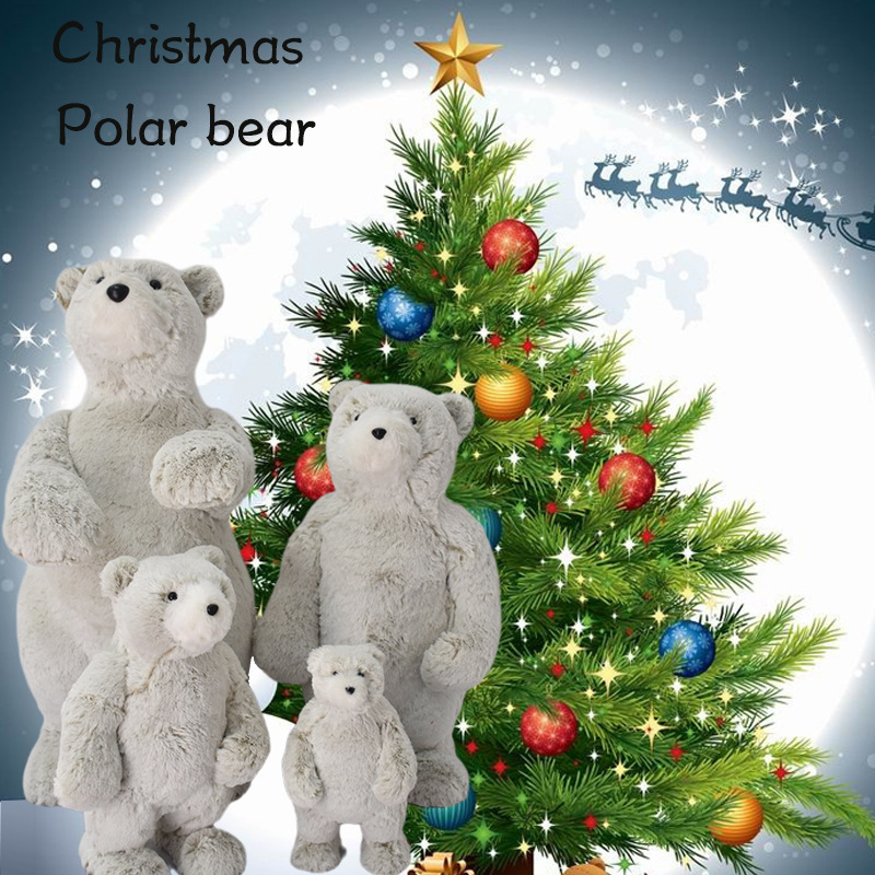 Ornamentación europea de oso de flojo para el hogar decoración de la escena del centro comercial de Navidad oso polar props de disparo image 4