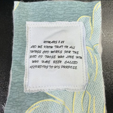 Кросс-борт новое изделие PRAYER QUILT с крестом внутри, вручную шиты цветной стежок