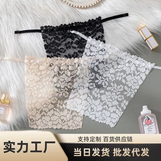 护胸防走光抹胸夏天蕾丝遮抹胸一片式贴薄款抹胸摭胸女防走光神器