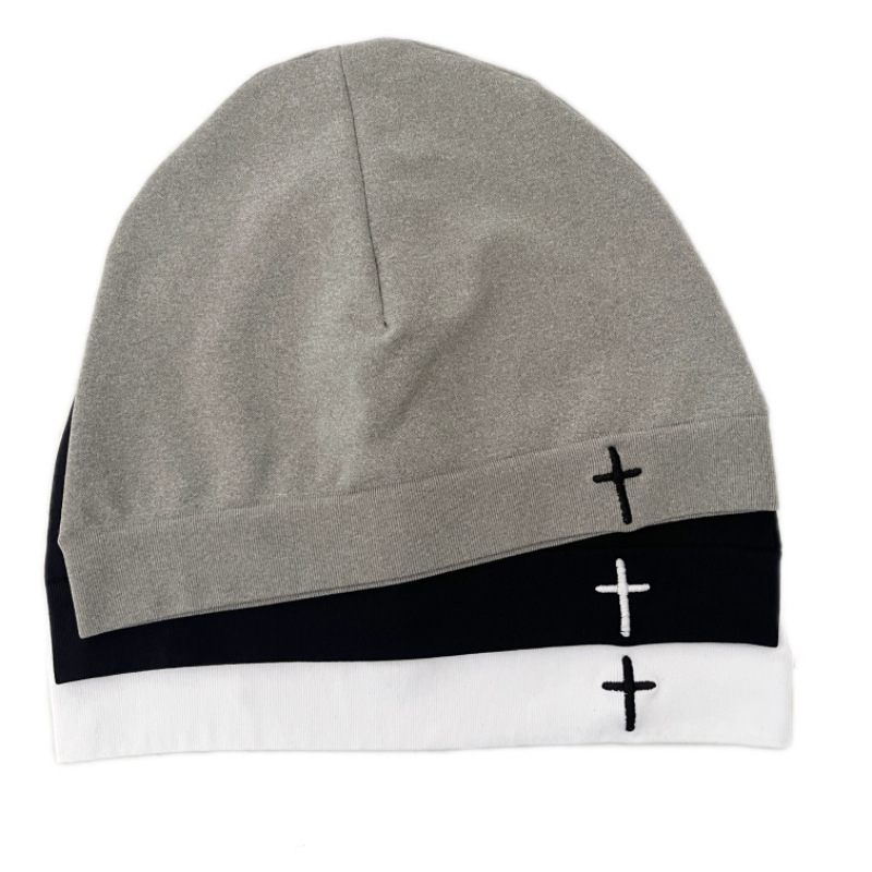 Cross-Border New Autumn and Winter Embroidered Cross-Embroidered Knitted Hats for Men and Women, Versatile Trendy Hip-Hop Knitted Skull Hats Hip-Hop Cross-Border New Autumn and Winter Embroidered Cross-Embroidered Knitted Hats for Men and Women, Versatile Trendy Hip-Hop Knitted Skull Hats Hip-Hop