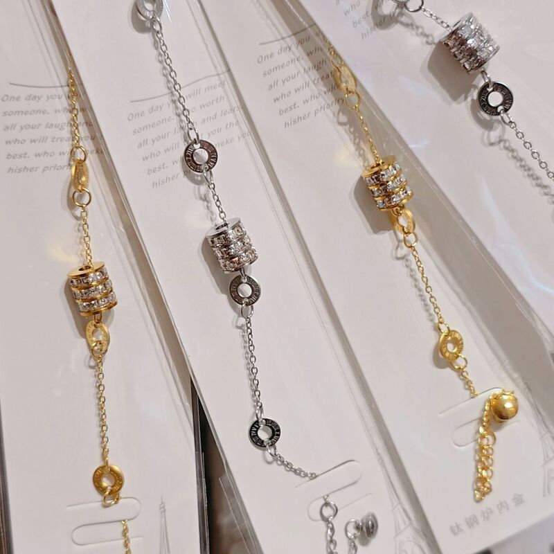 [Can Be Taken for Bathing] Cross-Border Bracelet, All-Over Steel Bracelet, Stainless Steel Bracelet, Big-Name Jewelry, Non-Fading Jewelry