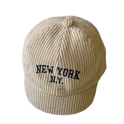 Autumn South Children's Hat Autumn/Winter Korean Version Trendy New York Letter Embroidered Duckbill Cap Baby Baseball Cap