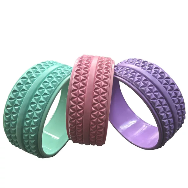 Diamond high-density fitness environment-friendly tasteless yoga wheel open back roller back bending pull back yoga ring