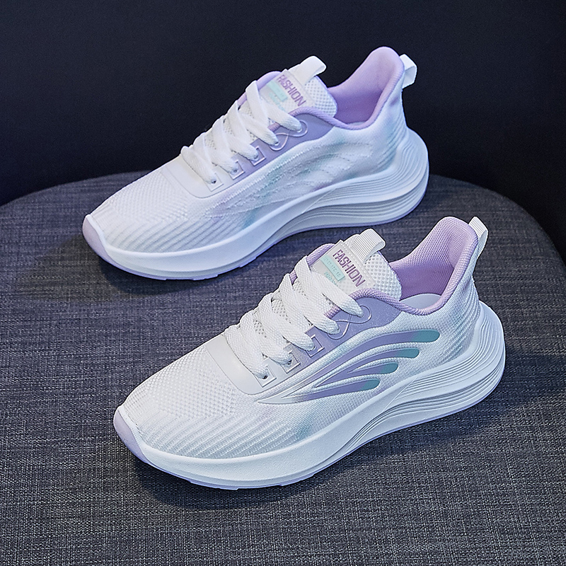 Zapatos deportivos de mujer 2023 nuevos zapatos de red de otoño respirables zapatos casuales blancos casuales zapatos casuales zapatos para correr