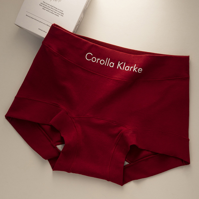 Calzoncillos de algodón puro para mujer 7A antibacteriano y largo, calzoncillos bóxer cómodos y transpirables de cintura media de algodón, ropa interior de seguridad para niñas deportivas