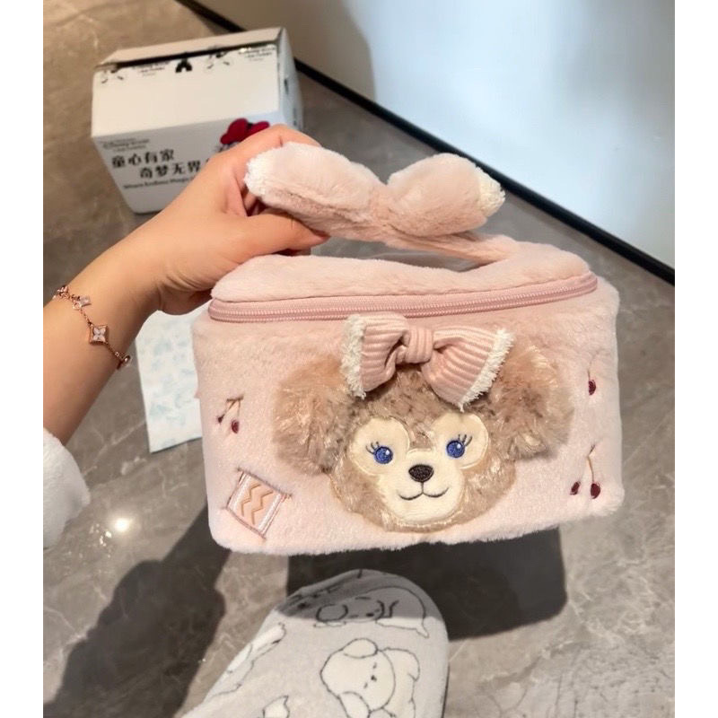 Shirley Mei 化粧品バッグ ハンドバッグ コンパクト スモール ストレージ バッグ ぬいぐるみ かわいい 漫画 便利なトラベルバッグ 布|undefined