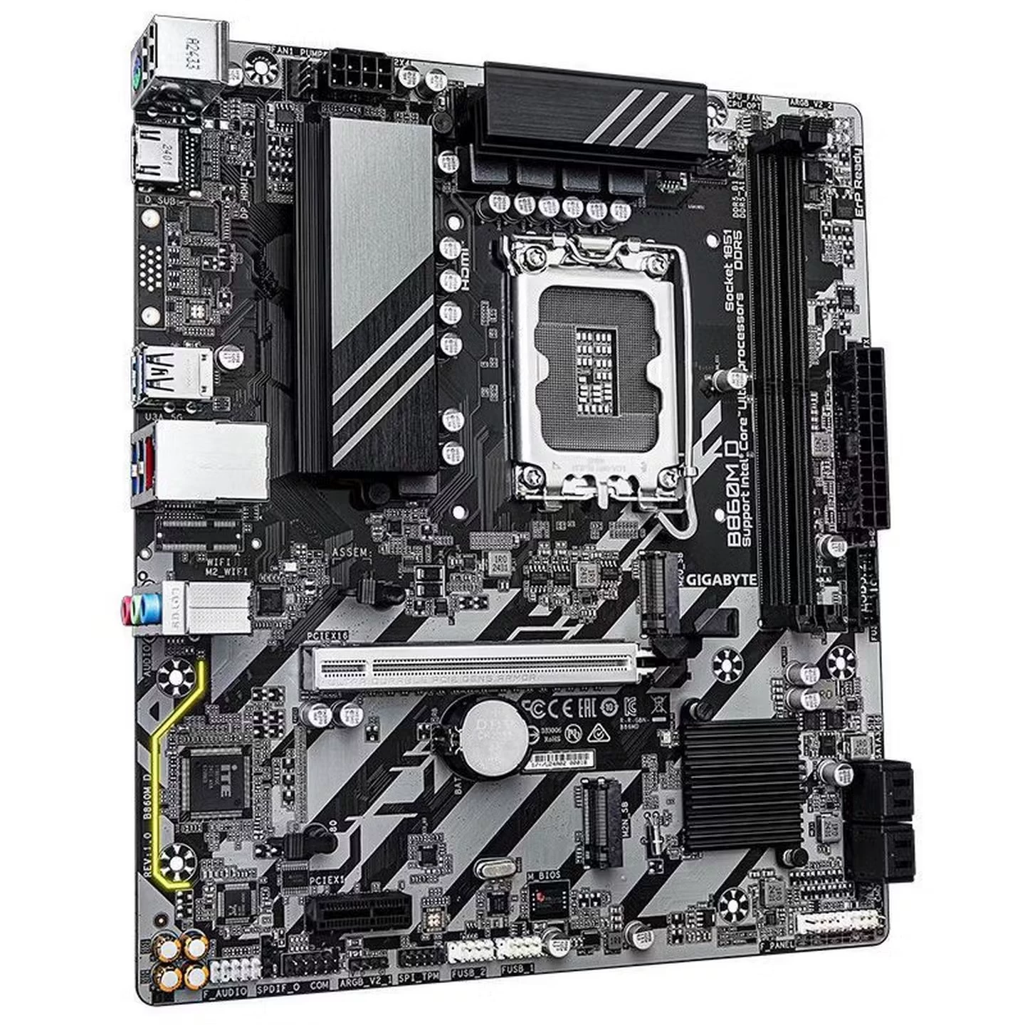 Материнская плата Gigabyte B860M D d5 ультра-устойчивая, подходящая для 15-го поколения Ultra5 225F LGA1851 CPU