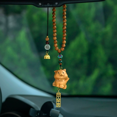 Car hanging – Zodiac Signs Car Pendant Rat Cow Tiger - wang-to-blessings-no-gift-box