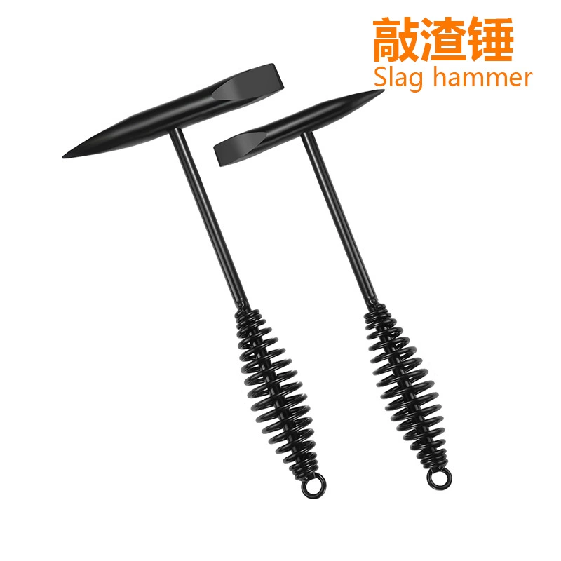 Сварщик стучал ржавый молоток Сварщик шлаковый шлак пружина шлаковый шлак