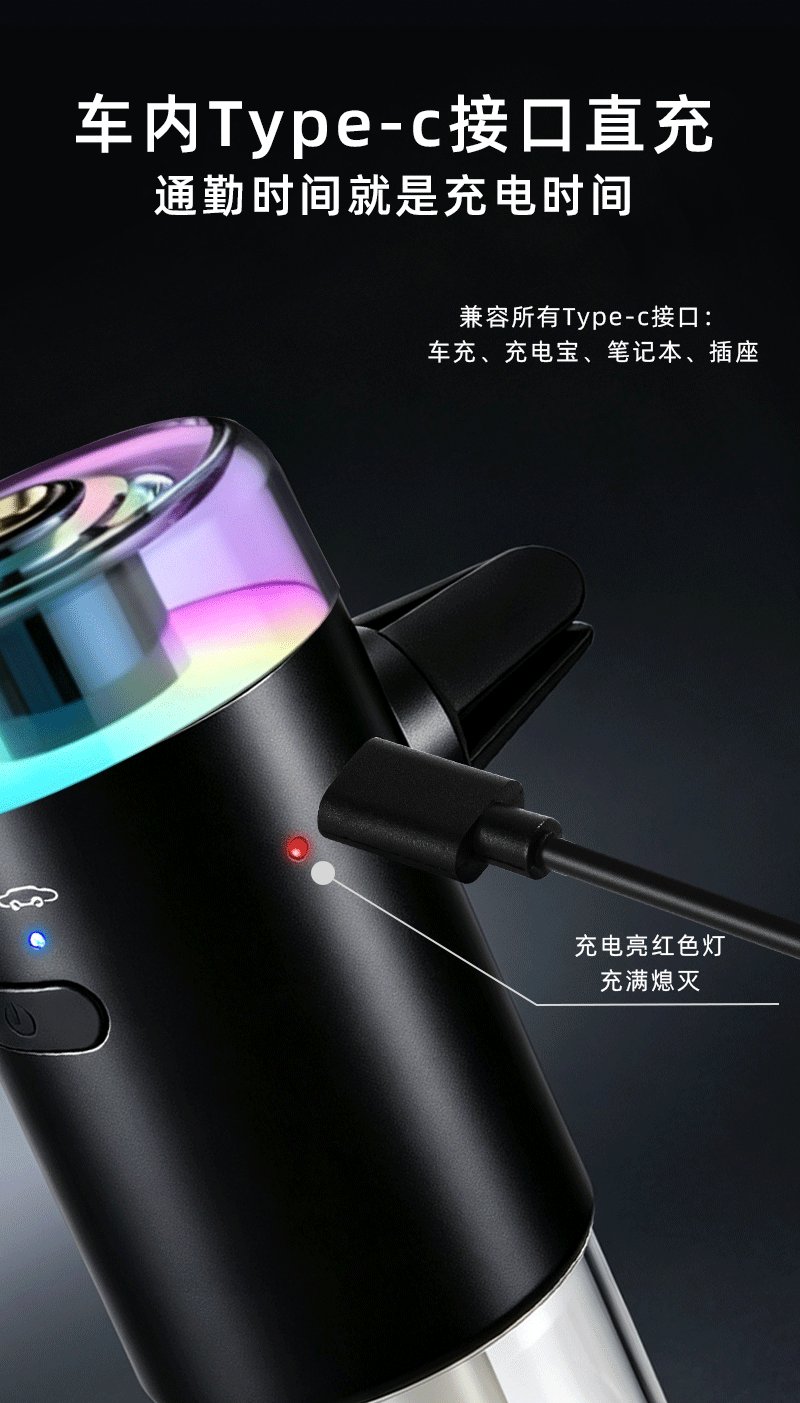 Smart Car Air Vent Fragrance Diffuser Creative Car Interior Accessories Car Perfume Essential Oil Automatic Spray Manufacturer Wholesale