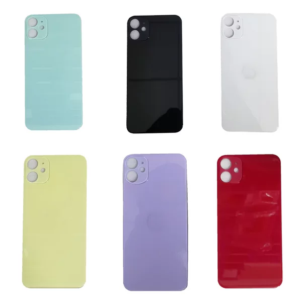 No-Disassembly Large-Hole Glass Back Cover Suitable for Apple 8P/Xsm/11/12/13/14Pmax Rear Glass Secondary Electroplating