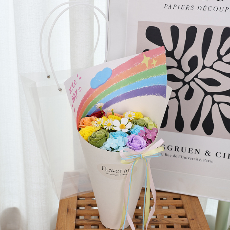 무지개 꽃다발 11송이