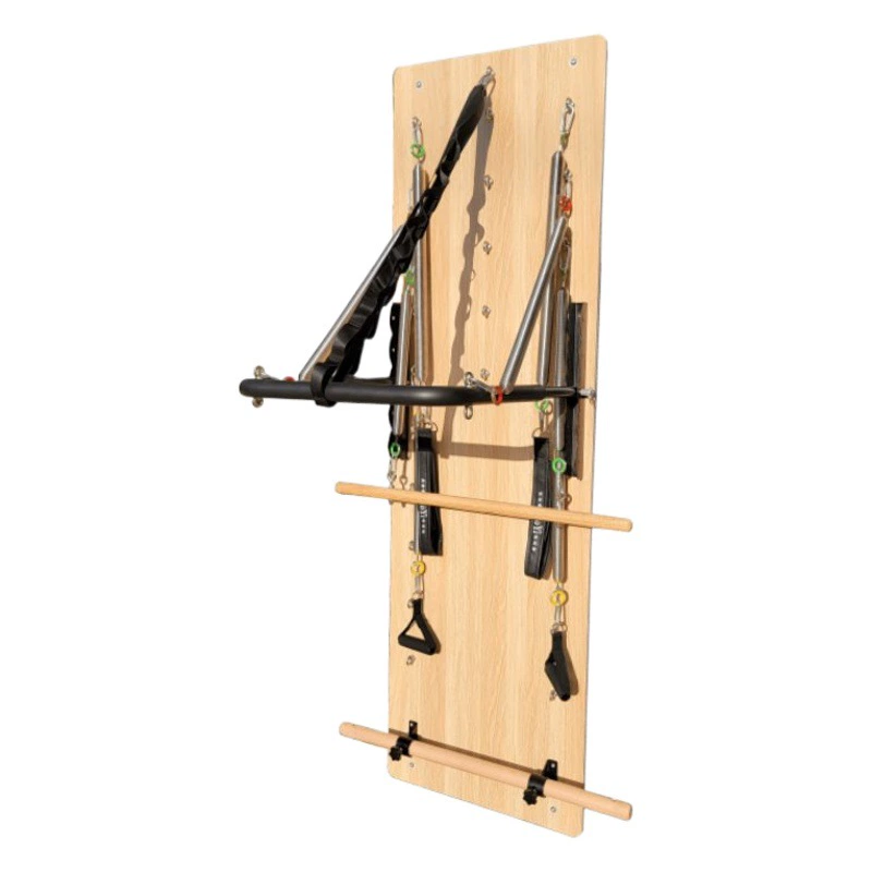 Многофункциональная бесшумная настенная доска для пилатеса и йоги из дуба для домашних тренировок