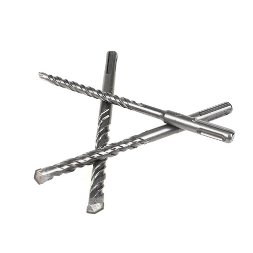 Round handle electric hammer drill bit SDS PLUS carbide impact drill bit concrete steel bar wall drilling drill