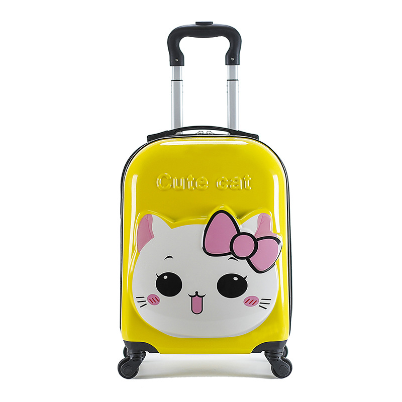 큰 노란색 KT 새끼 고양이