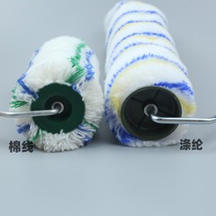 Manufacturer wholesale hot melt no dead angle small thumb roller core cotton latex paint roller paint roller
