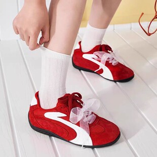 Masuism 2025 Summer New Fashion Ins Trendy Casual Shoes Mesh Breathable Sports Shoes Flats Shoes