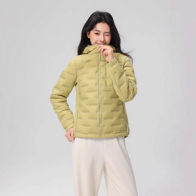 90 White Duck down Hooded Lightweight down Jacket for Women 2026 Autumn and Winter New Korean Style Fashionable Casual Short Hooded Jacket
