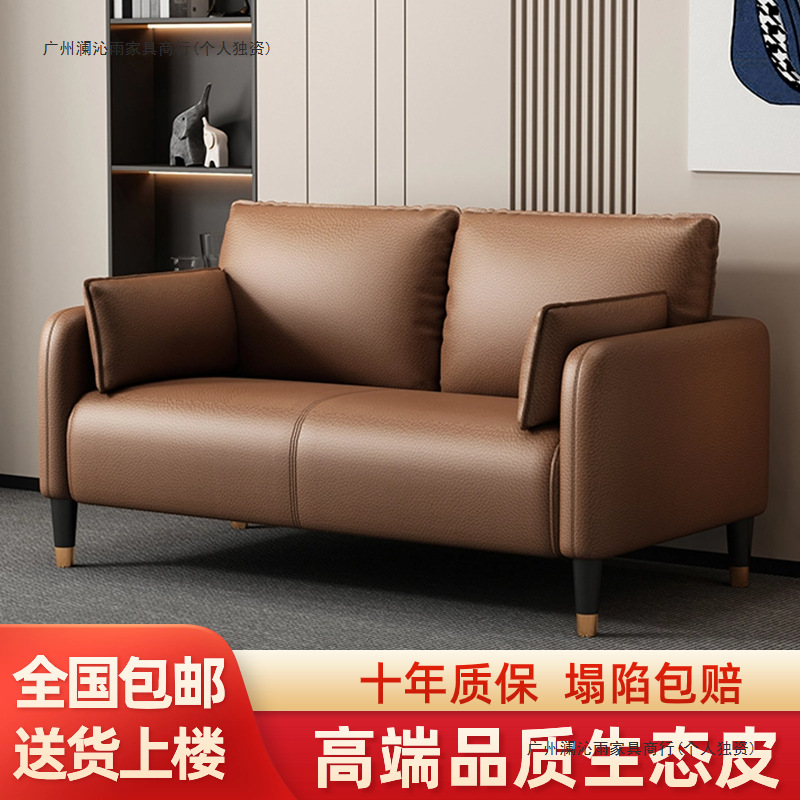 Technology Cloth Sofa Living Room Small Apartment Simple Modern Apartment Light Luxury Bedroom Rental Room Double Three Person Clothing Store