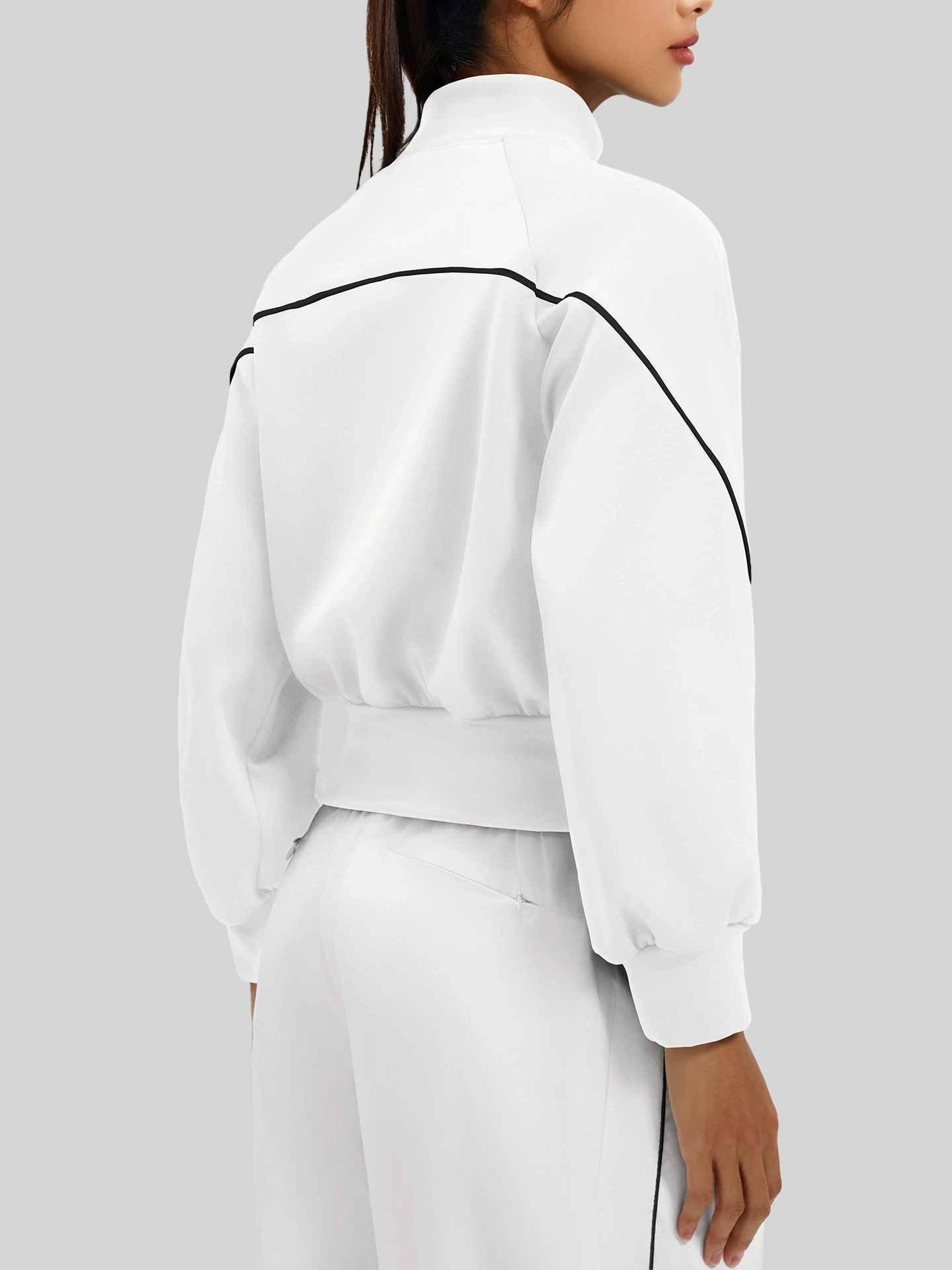 Деми-сезон флис обогревающий одежду для йоги, спортивная куртка, Slim Fit