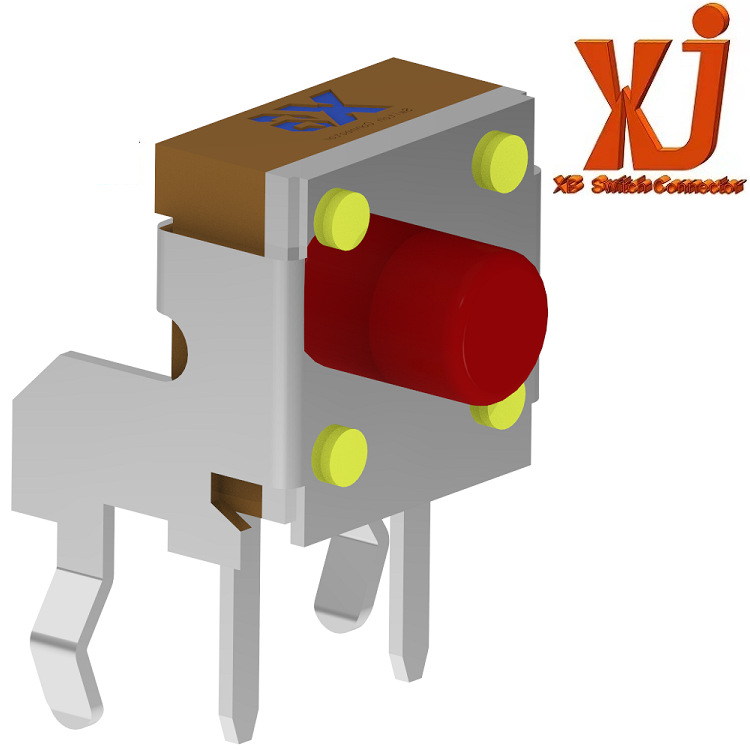 侧按开关 检查器具用轻触侧按开关 带支架 现货