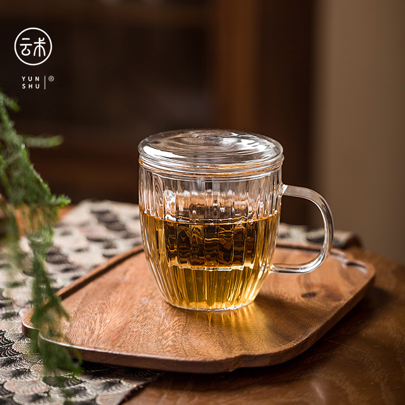 Glass flavored tea