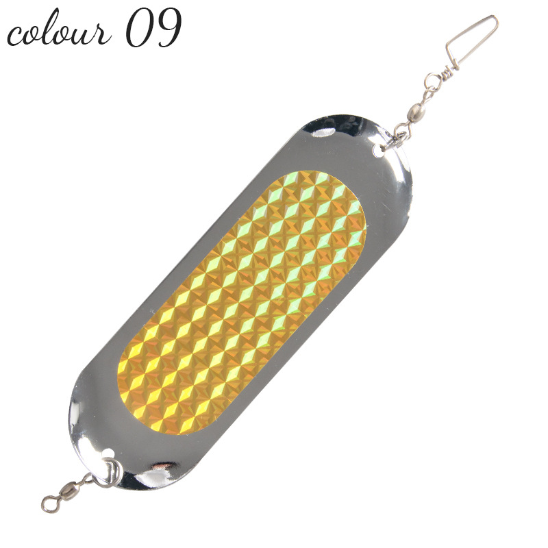 サケのフラッシャーの釣りのフラッシュランプの4.5インチルアーのsalmon fish ing dodgers flashers