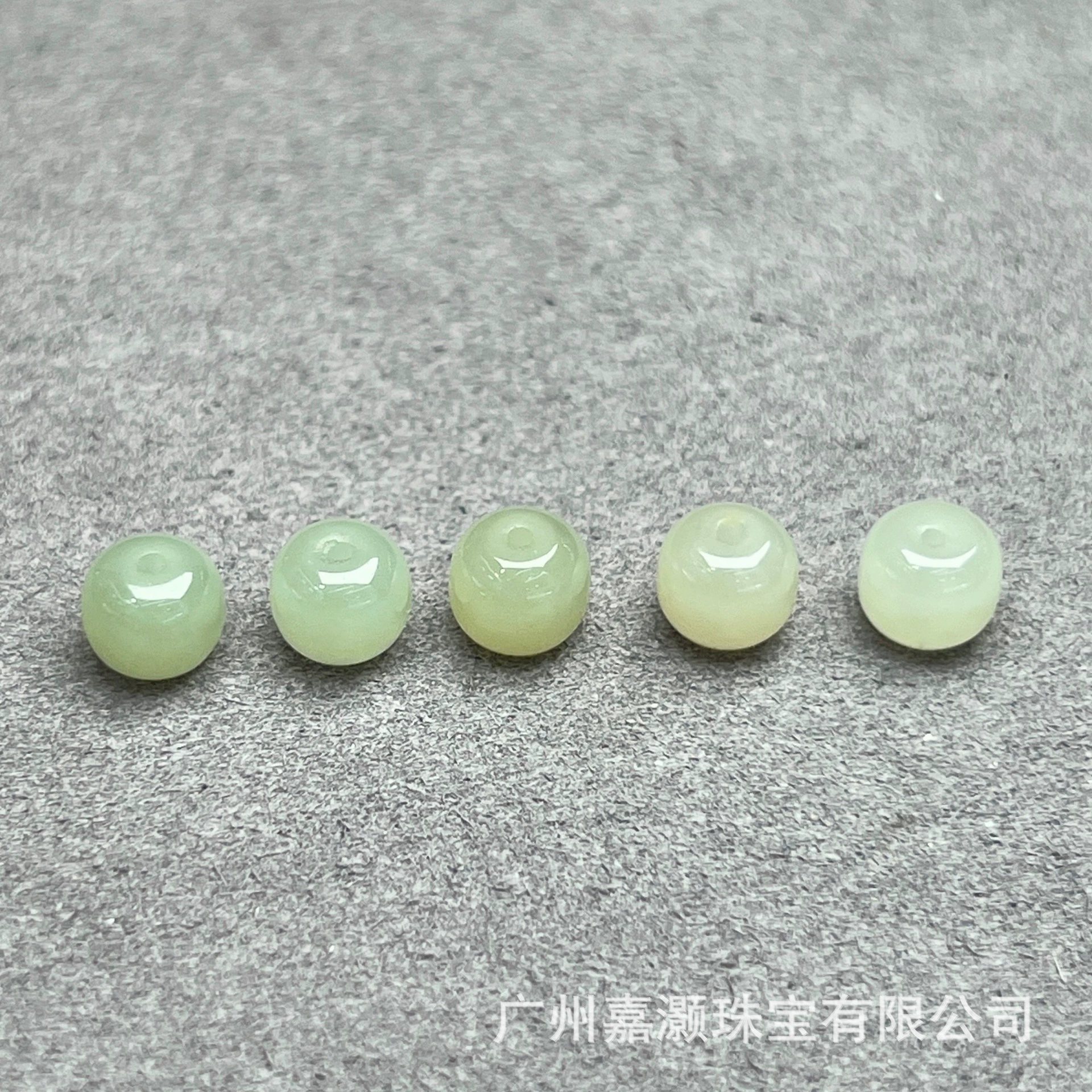 Браслет из натурального нефрита Хэтиан Jiahao, прозрачные бусины, аксессуары для самостоятельного изготовления браслетов, россыпные камни, возможен опт от производителя с сертификатом