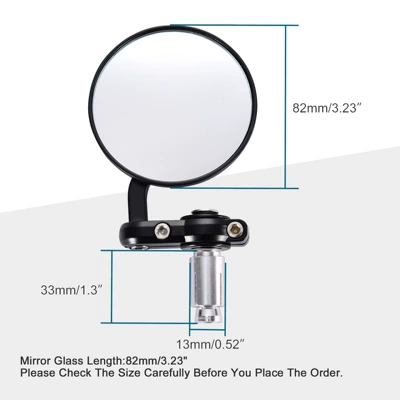 GOOFIT motorcycle retro rearview Motorcycle rearview mirror