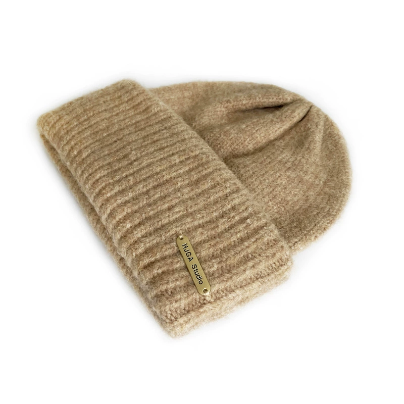 Демисезонная милая knitted шапка с капюшоном, цветная шерстяная шапка для мужчин и женщин