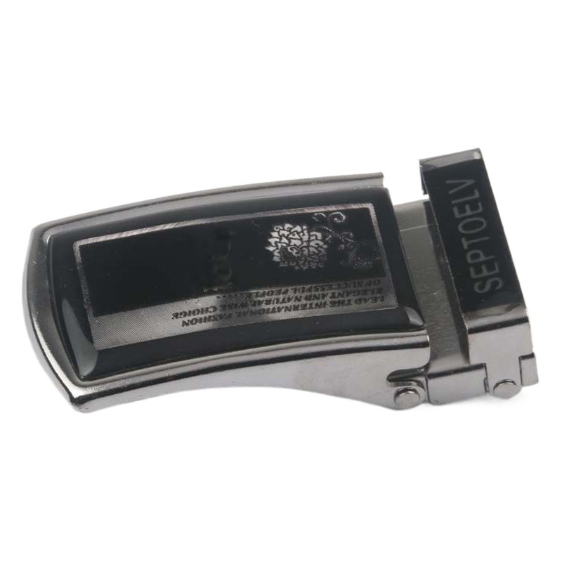 Hombres cabeza redonda cinturón de perforación hebilla cinturón desdentado hebilla automática al por mayor corriendo ríos y lagos puesto mercado nocturno suministro