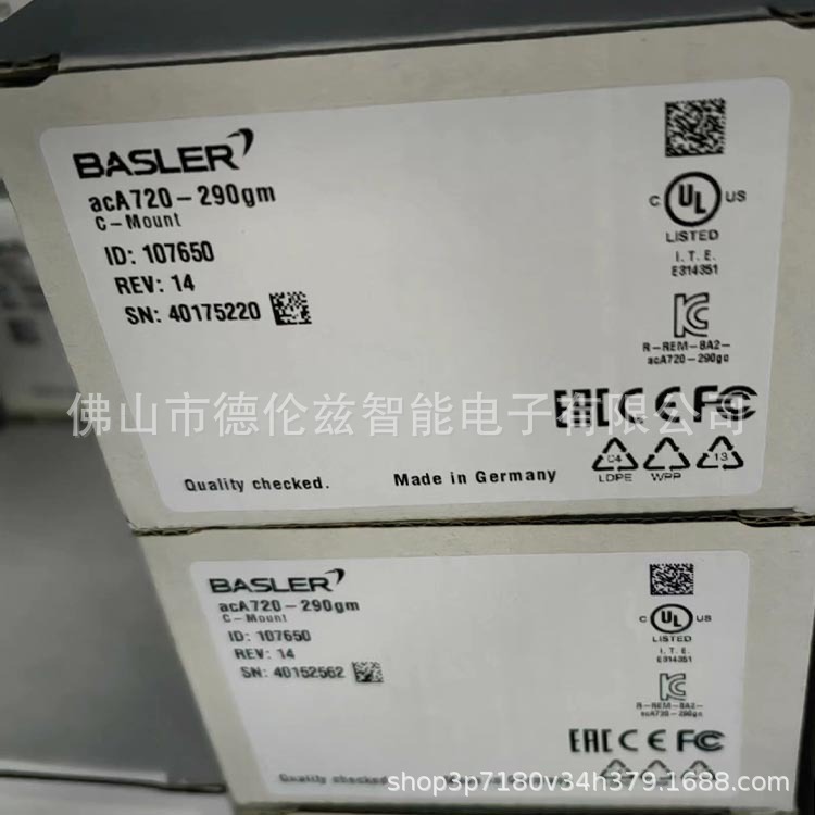 acA720-290gc 巴斯勒(Basler)工业相机现货优惠议价