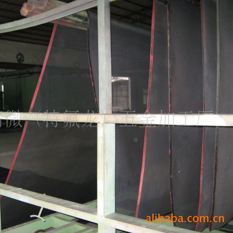 跨境直供网带食品隧道钢丝网特氟龙/特氟隆/teflon喷涂加工喷砂