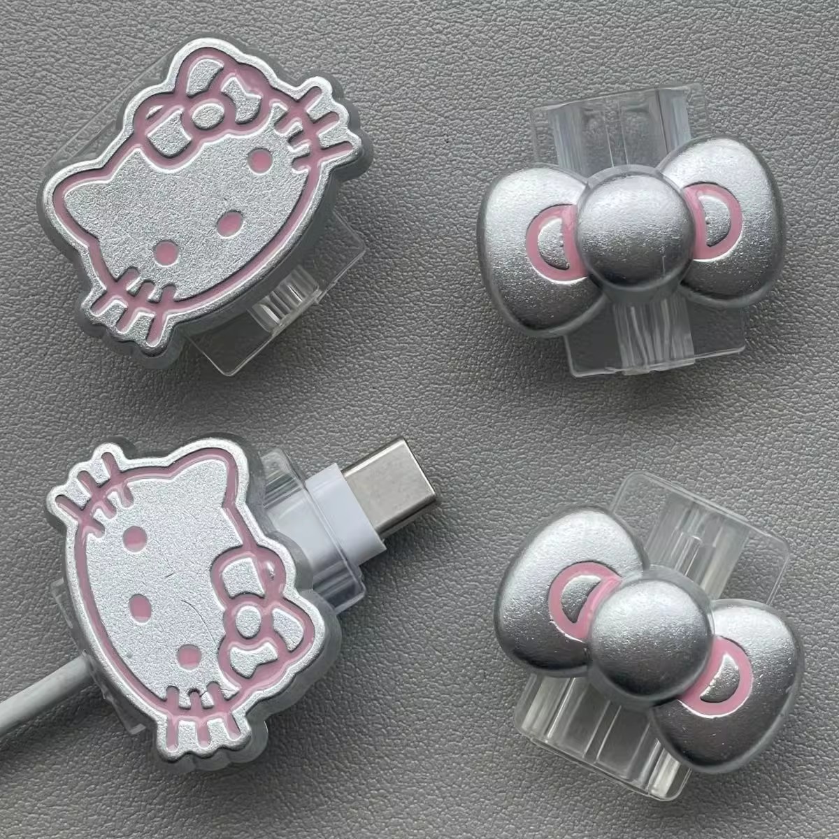 휴대 전화 데이터 케이블 보호 커버 KT 고양이 바인딩 스토리지 벨트 실리콘 사과 와이어 골절 방지 충전 코드 시스