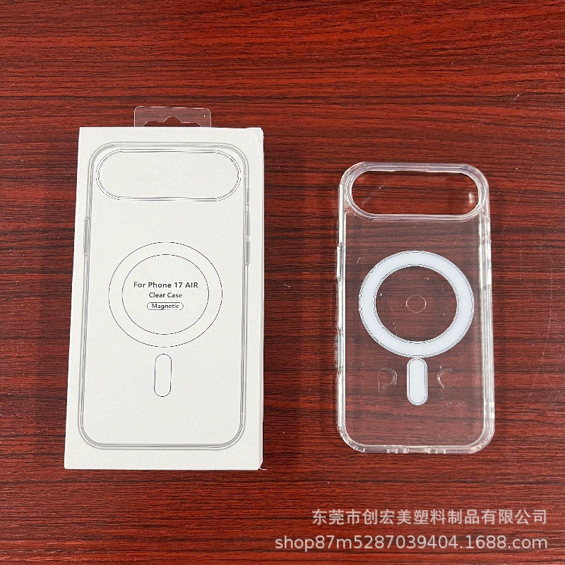 Чехол для телефона (Apple) серии iPhone 17 — прозрачный магнитный MagSafe акрил, варианты защиты линз