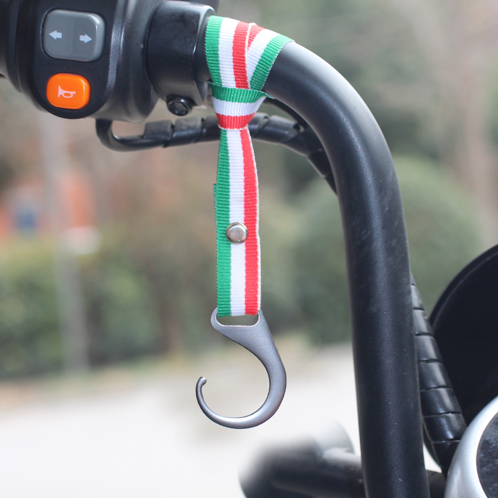Gancho multifuncional de metal engrosado para motocicleta, triciclo eléctrico, venta al por mayor, nuevo, para compras y supermercado