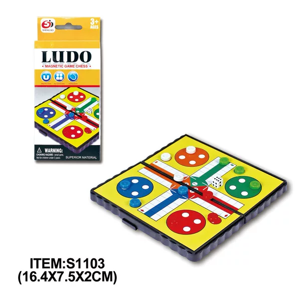 Factory Direct Sales Flying Chess Magnetic Chessboard Foldable Children's Educational Game Chess Parent-Child Interactive Flying Chess Toy