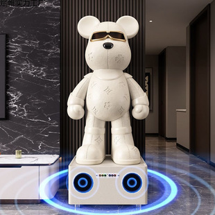 Violent Bear Living Room Tv Cabinet Floor-Standing Ornaments Accessible Luxury High-End Piggy Bank New House Moving Gift
