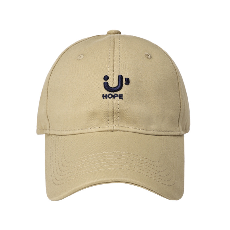 Gran bordado de letras alrededor de la cabeza adecuado para la cara redonda cara cuadrada sombrero de béisbol profundo sombrero de la mujer ancho borde de sombrero para mostrar la cara pequeño sombrero de boca de pato