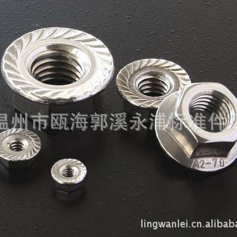 供应碳钢/不锈钢法兰面螺母GB6177价格优势质量上等请咨询