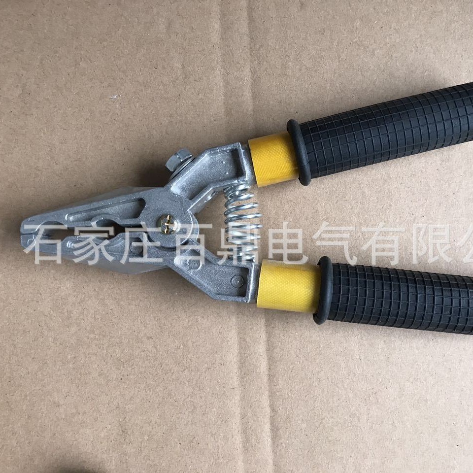 接地线钳接地线卡子接地线夹百鼎临时高压接地线夹接地钳手捏式