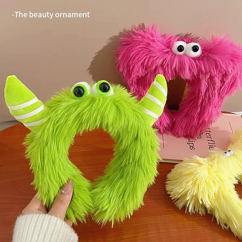 Смешные маленькие монстры плюшевые суливские повязки для волос женские милые уродливые куклы