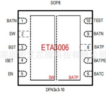 ETA3006S8A多串电池用的主动均衡芯片元器件钰泰全系列一级代理商