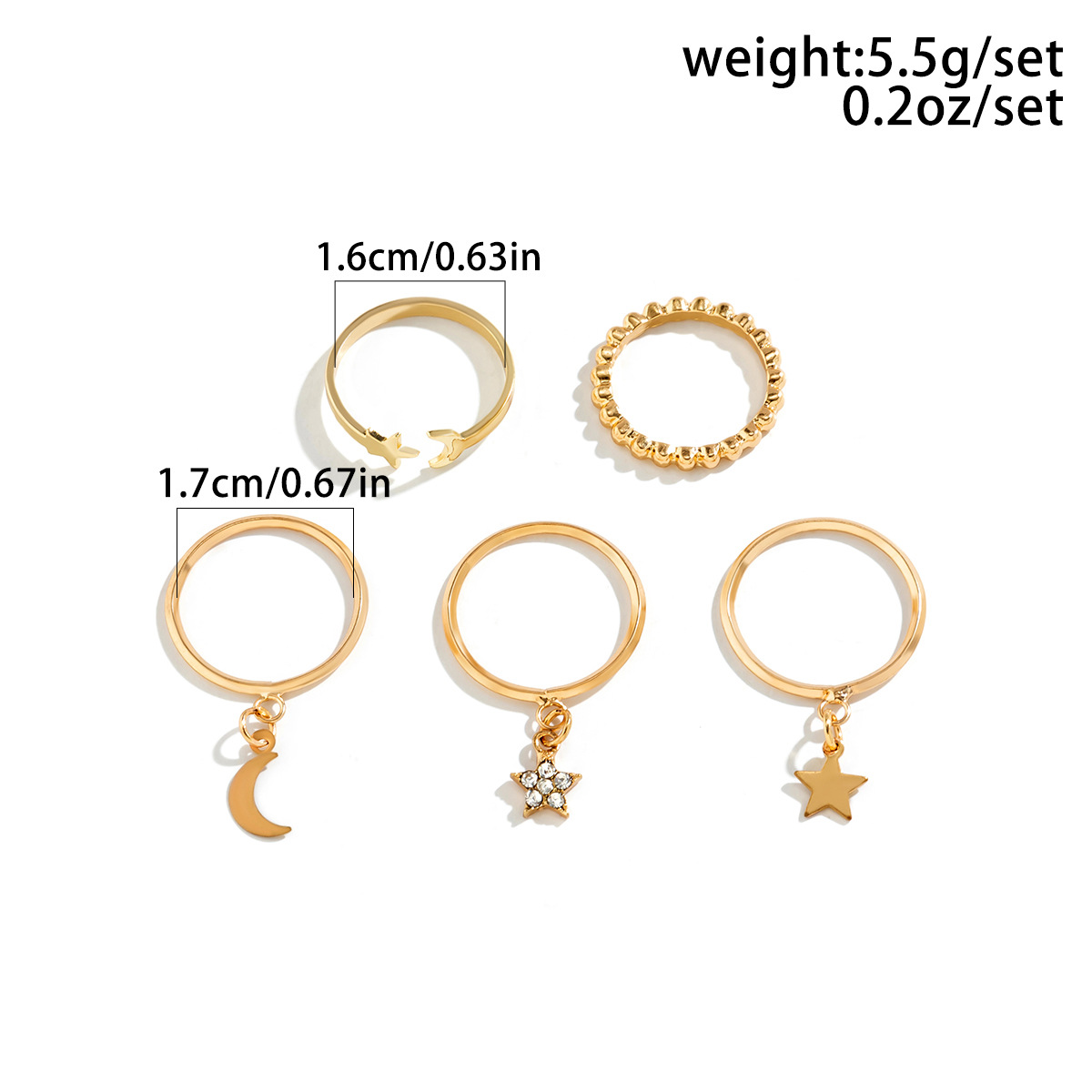 1 Set Fashion Butterfly Alloy Iron Plating Inlay Artificial Pearls Womenu0027S Rings