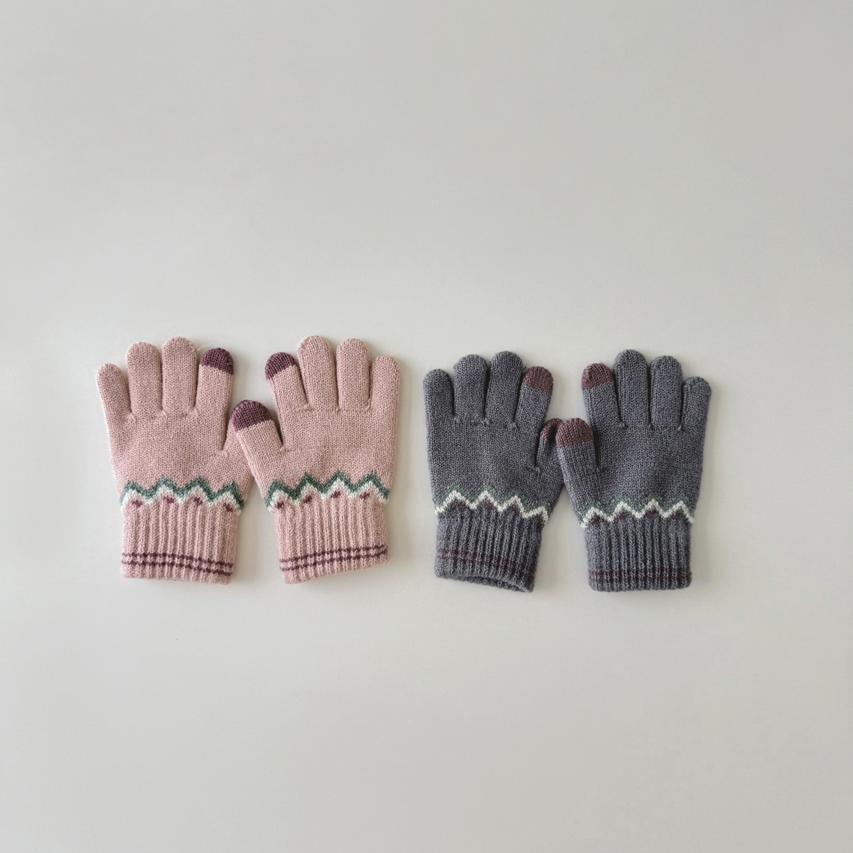 Kinder Strickhandschuhe Für Herbst Und Winter Im Vintage Design_voghion.com