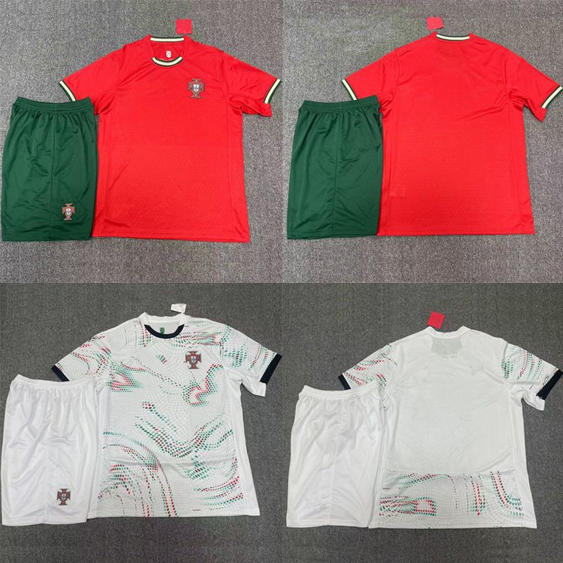 Football Uniform Set for Adults, Sports Training Team Uniform, Portugal Ronaldo Jersey, Short-Sleeved Portugal Outfit Football Uniform Set for Adults, Sports Training Team Uniform, Portugal Ronaldo Jersey, Short-Sleeved Portugal Outfit