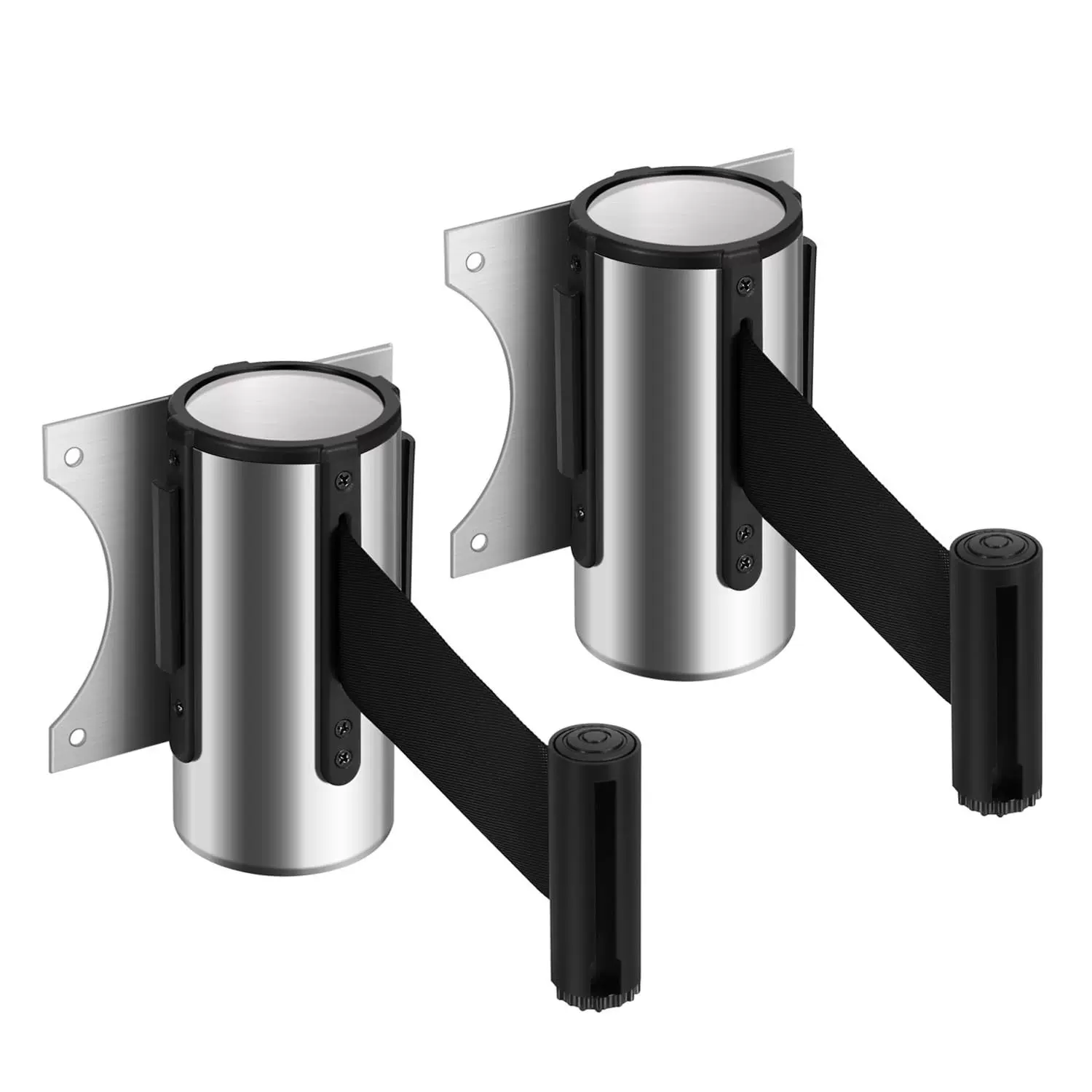 批发不锈钢伸缩排队学校银行一米线隔离带伸缩头围栏护栏警戒线